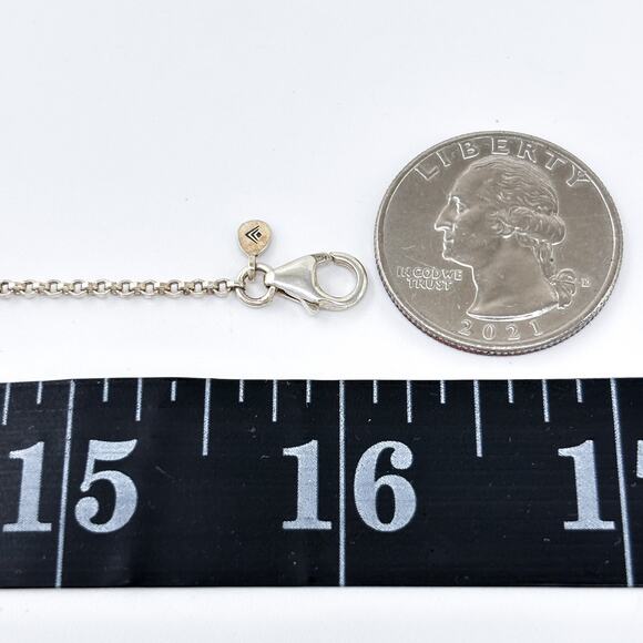 Vintage Silpada Sterling Silver 925 Sweet Circles Necklace 16" N2297 - Picture 4 of 6